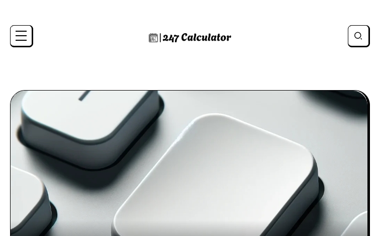 247Calculator template programmatic SEO template - 102 monthly traffic