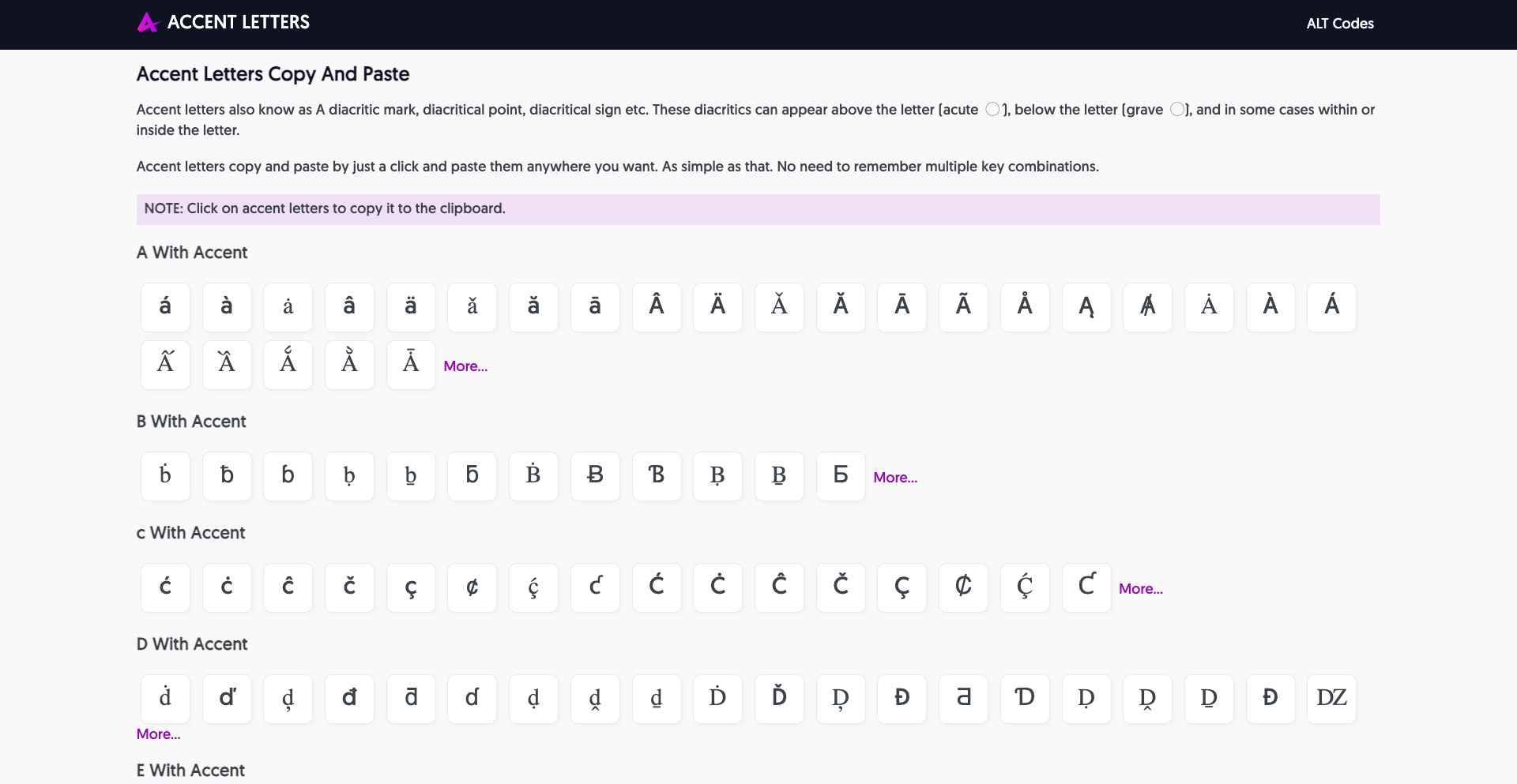 Accentletters template programmatic SEO template - 34164 monthly traffic