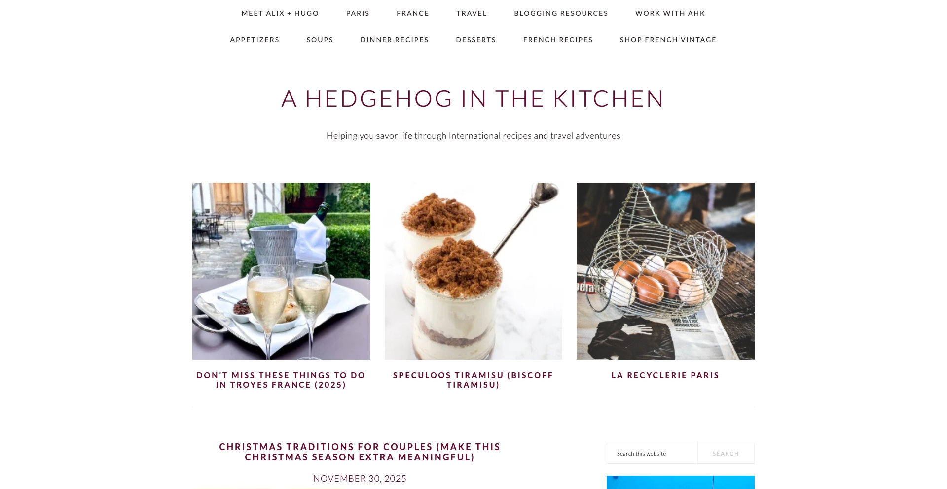 A Hedgehog In The Kitchen date-template programmatic SEO template - 3K monthly traffic