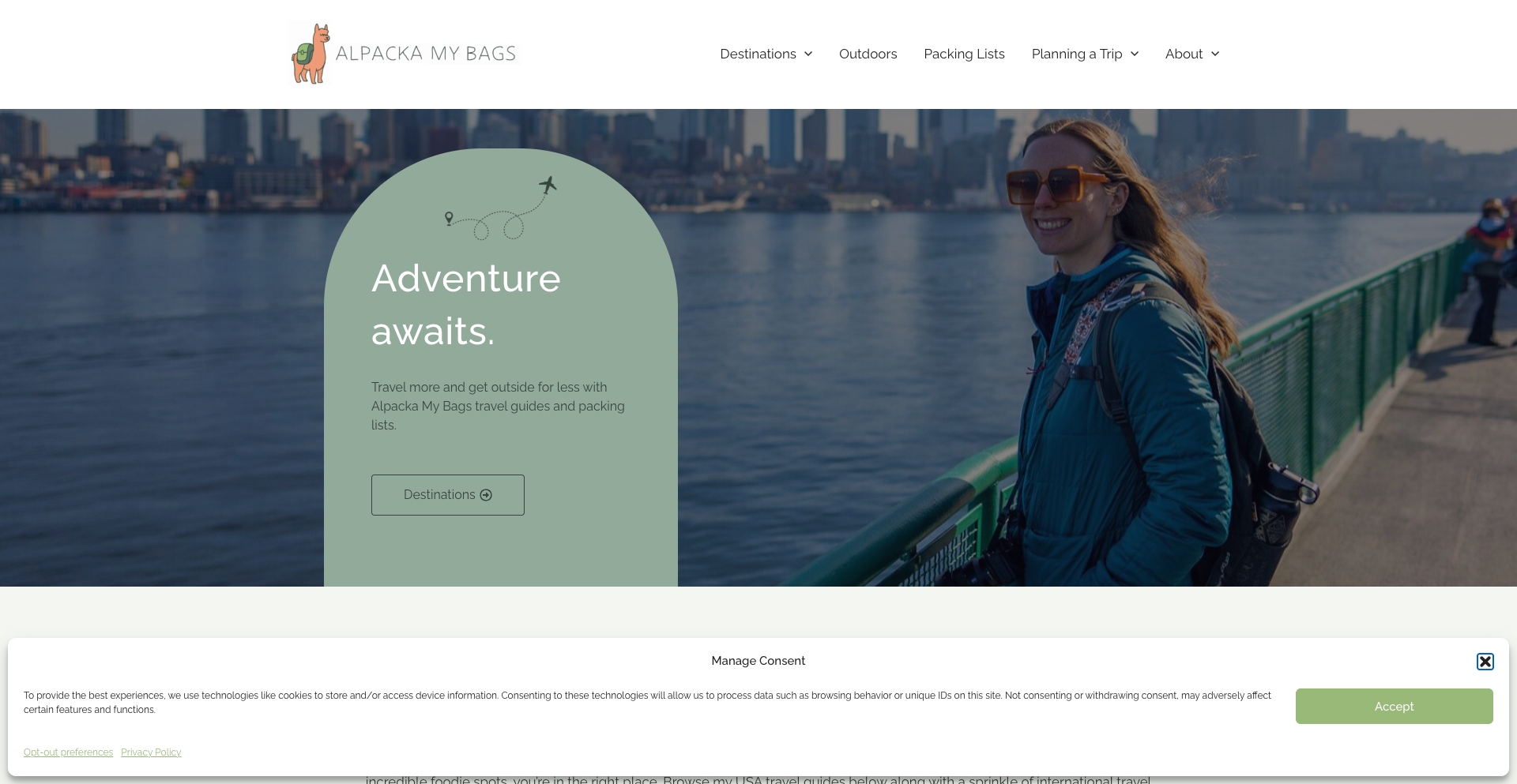 Home | Alpacka My Bags location-data programmatic SEO template - 225 monthly traffic