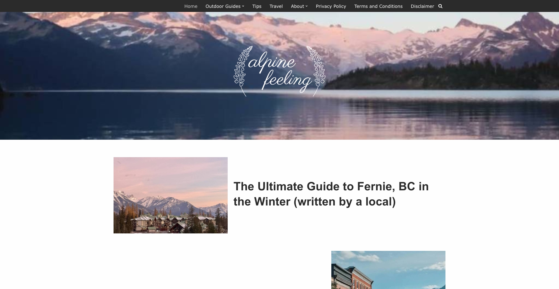 Alpine Feeling city-difficulty-feature programmatic SEO template - 1.7K monthly traffic