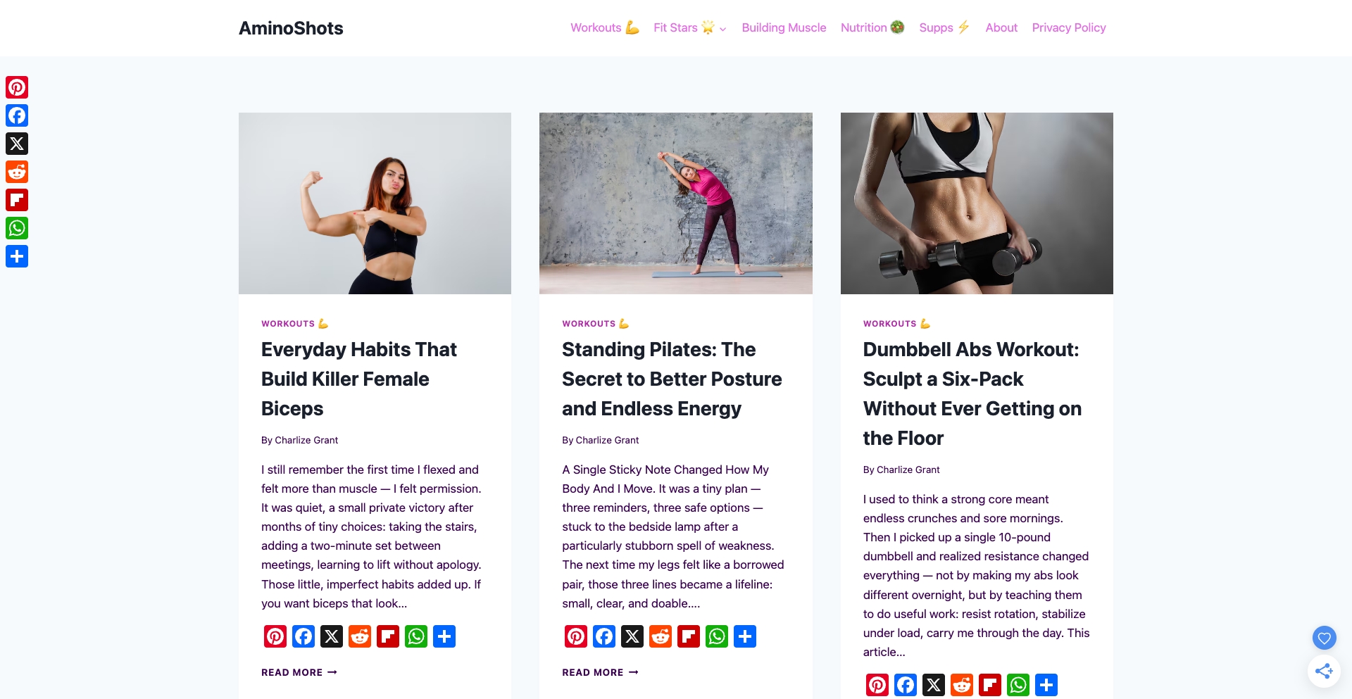 AminoShots | content programmatic SEO template - 30 monthly traffic