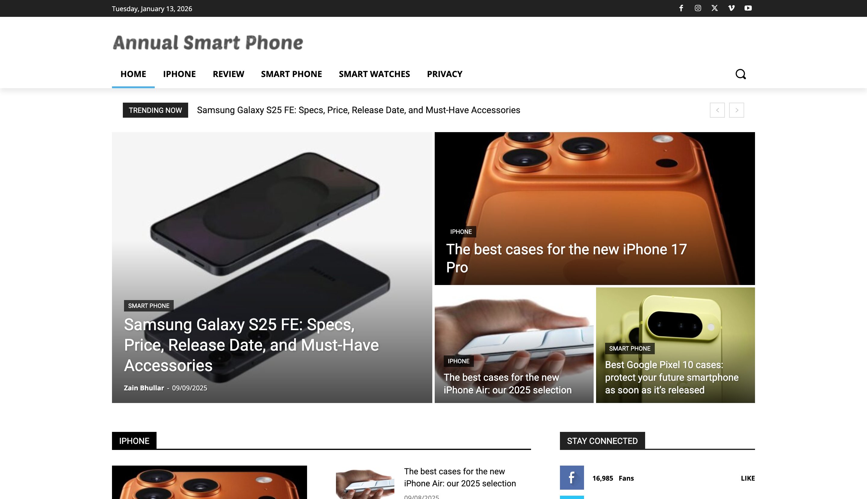 Annualsmartphone template programmatic SEO template - 0 monthly traffic