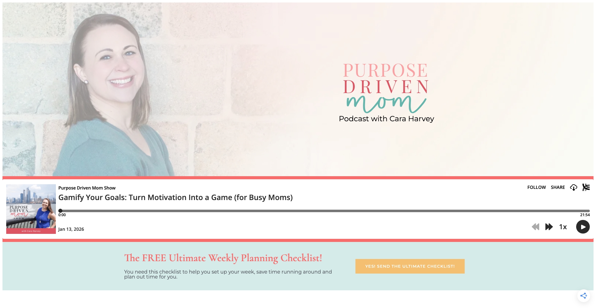 apurposedrivenmom.com content programmatic SEO template - 59 monthly traffic