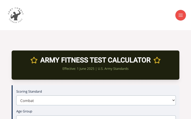 Armycftcalc template programmatic SEO template - 2728 monthly traffic