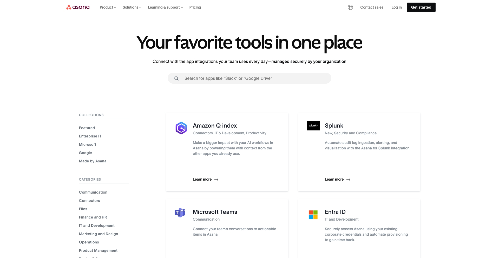 Asana integration-pair programmatic SEO template - 20M+ monthly traffic