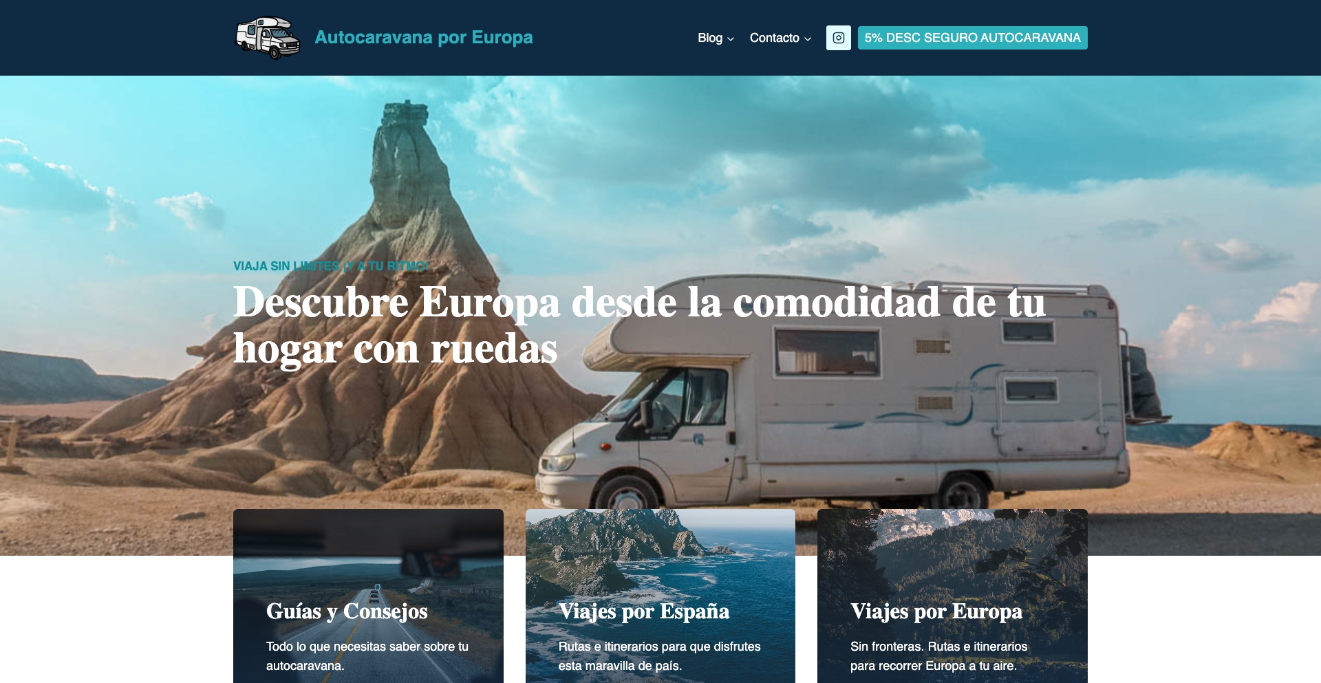 autocaravanaporeuropa.com location-data programmatic SEO template - 10K+ monthly traffic