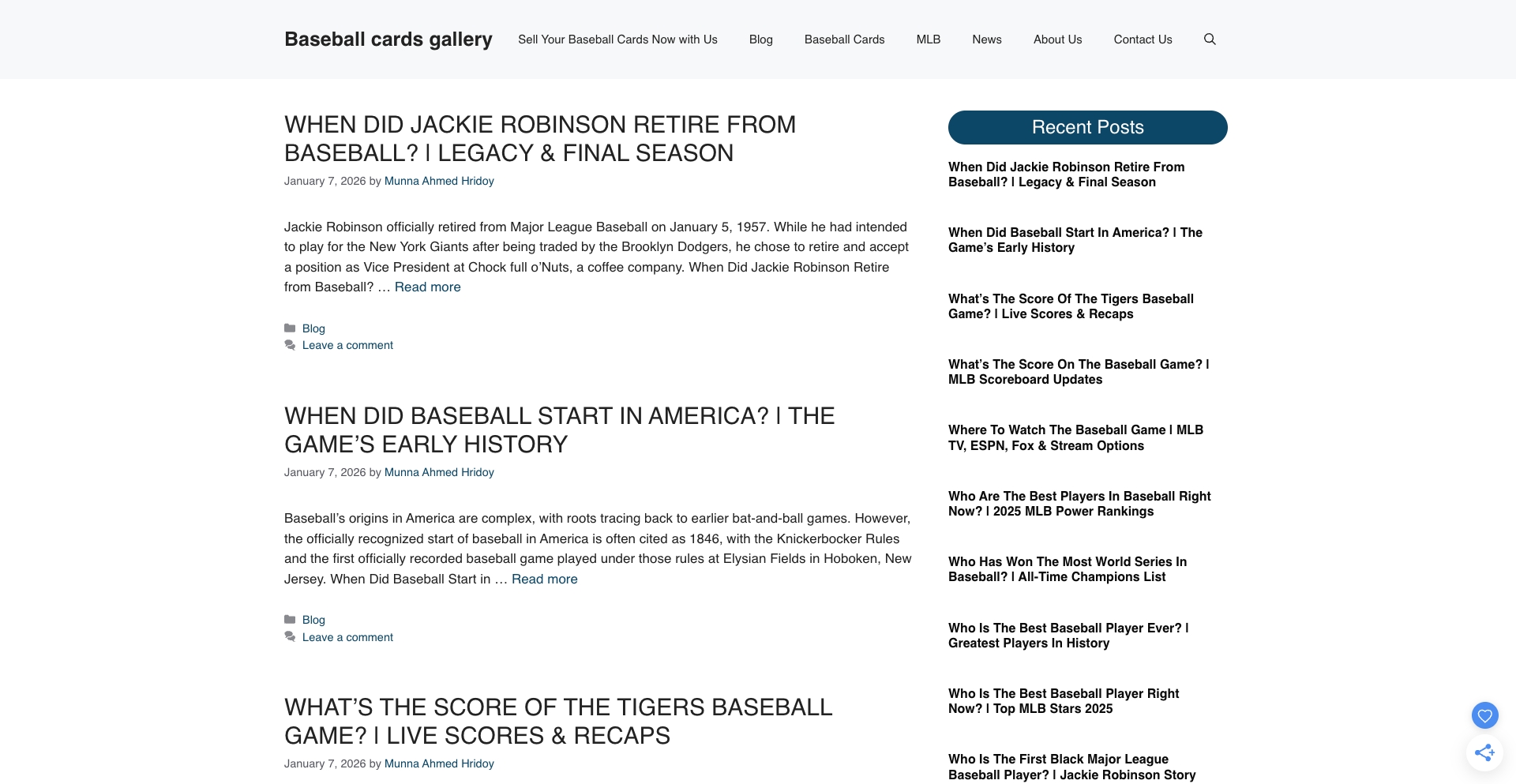 Baseballcardsgallery template programmatic SEO template - 2 monthly traffic