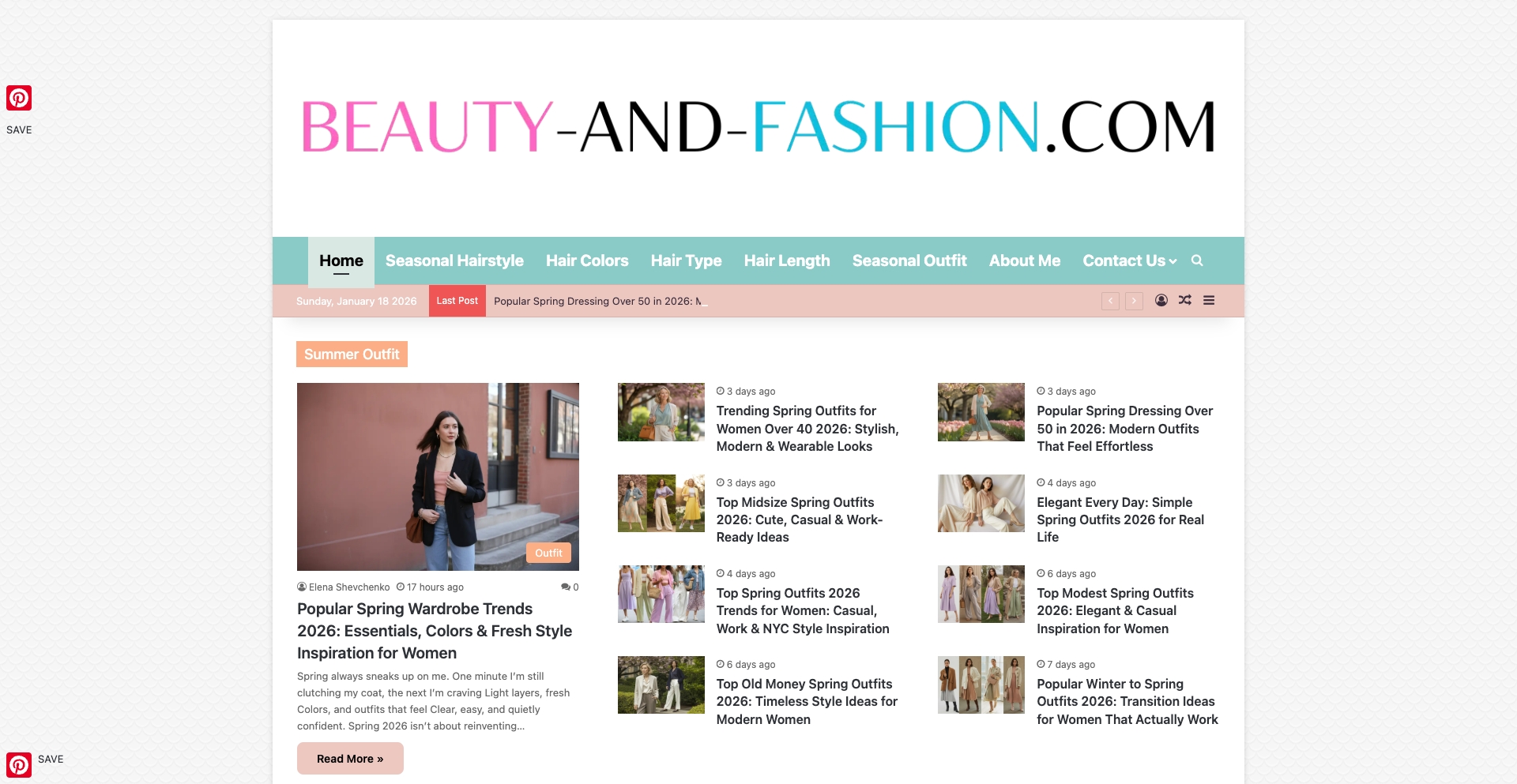 Beauty and Fashion category-taxonomy programmatic SEO template - 0 monthly traffic