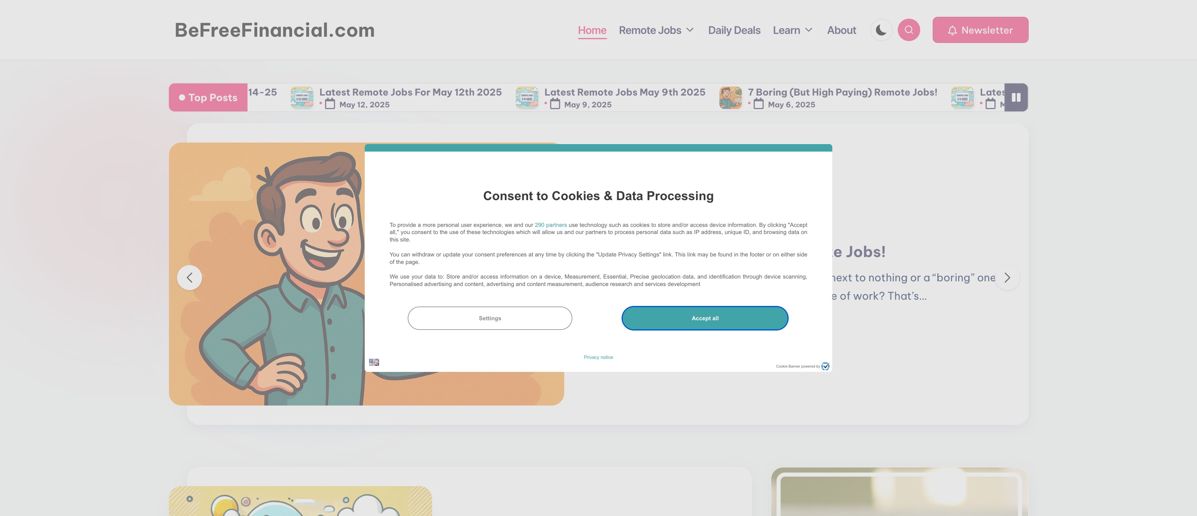 Befreefinancial template programmatic SEO template - 0 monthly traffic