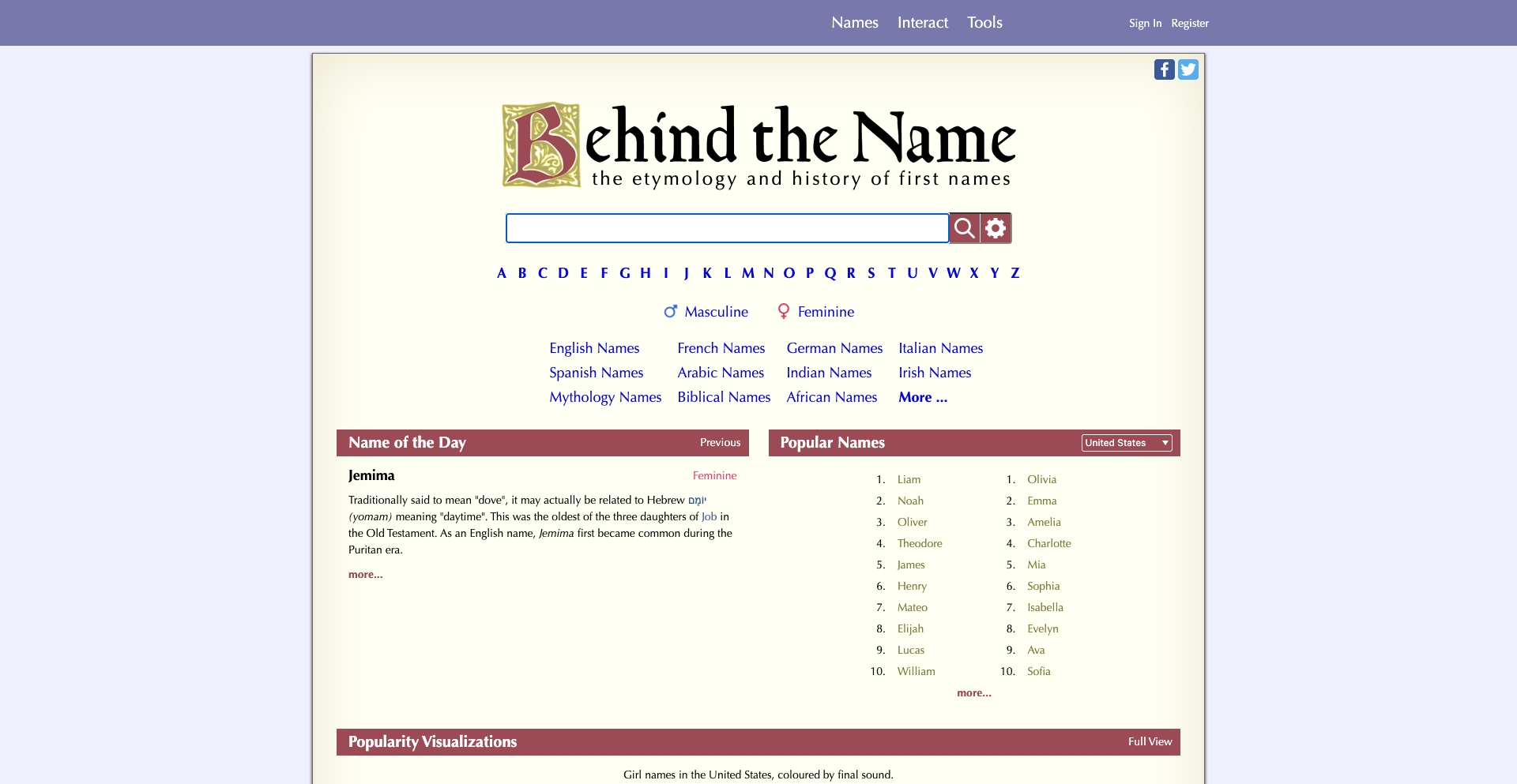 Behindthename ai-generated programmatic SEO template - 100K+ monthly traffic