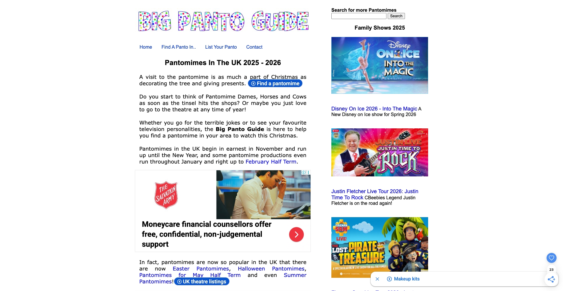 Bigpantoguide Co Uk template programmatic SEO template - 7624 monthly traffic