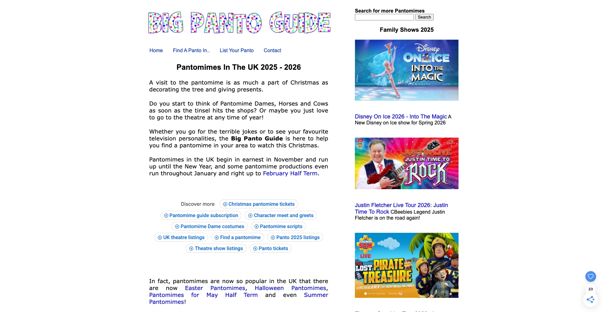 Bigpantoguide template programmatic SEO template - 0 monthly traffic