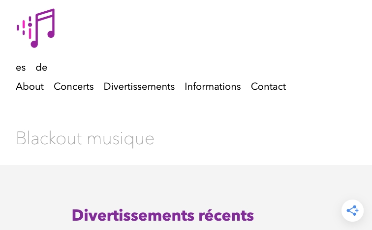 Blackoutmusique template programmatic SEO template - 108 monthly traffic