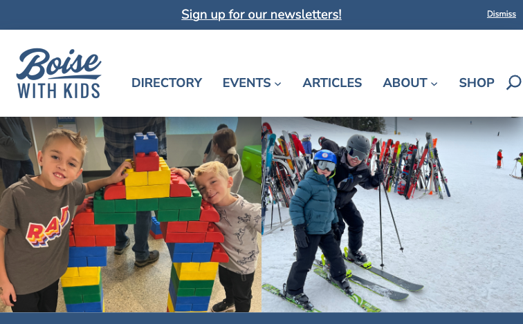 Boisewithkidscom template programmatic SEO template - 0 monthly traffic