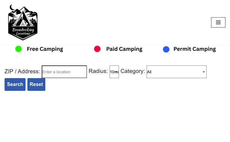 Boondockinglocations template programmatic SEO template - 3 monthly traffic