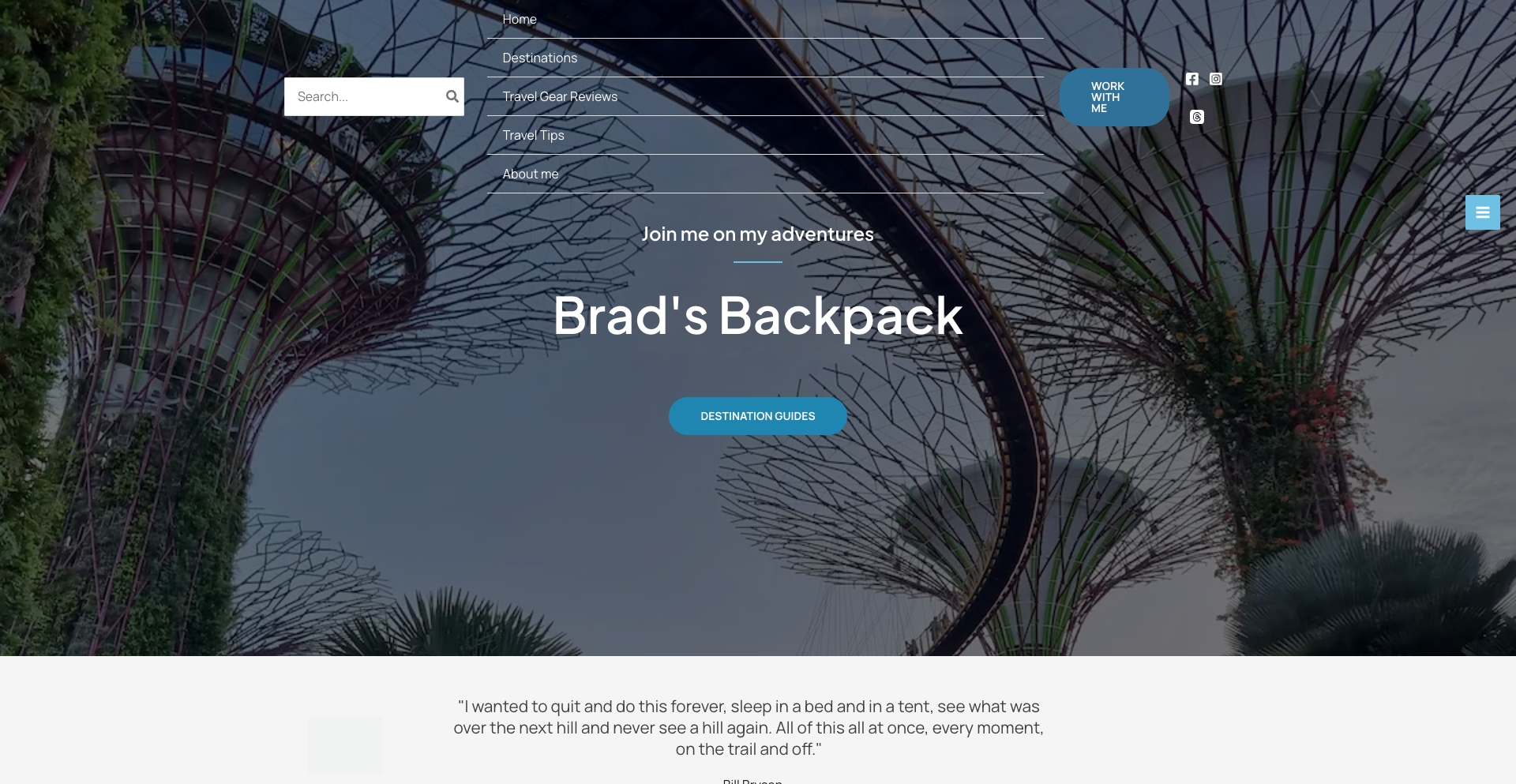 Bradsbackpack template programmatic SEO template - 3174 monthly traffic