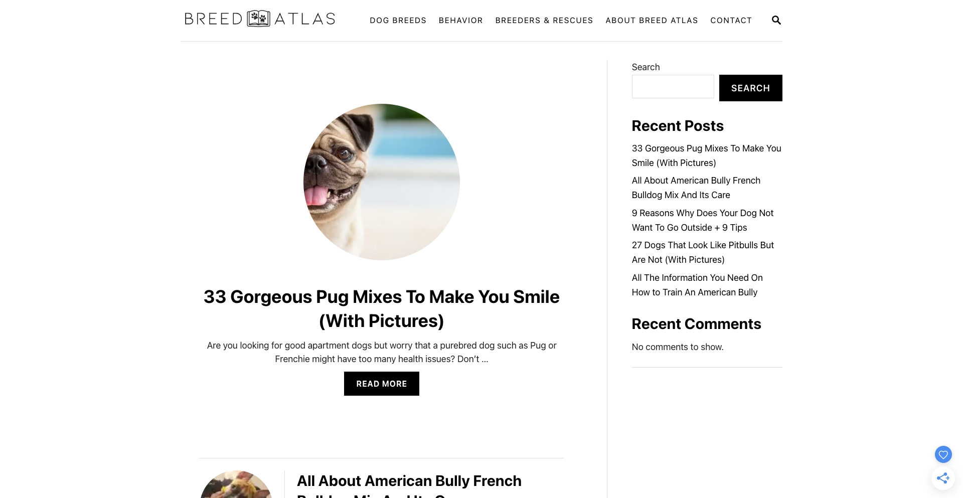 Breedatlas template programmatic SEO template - 199 monthly traffic