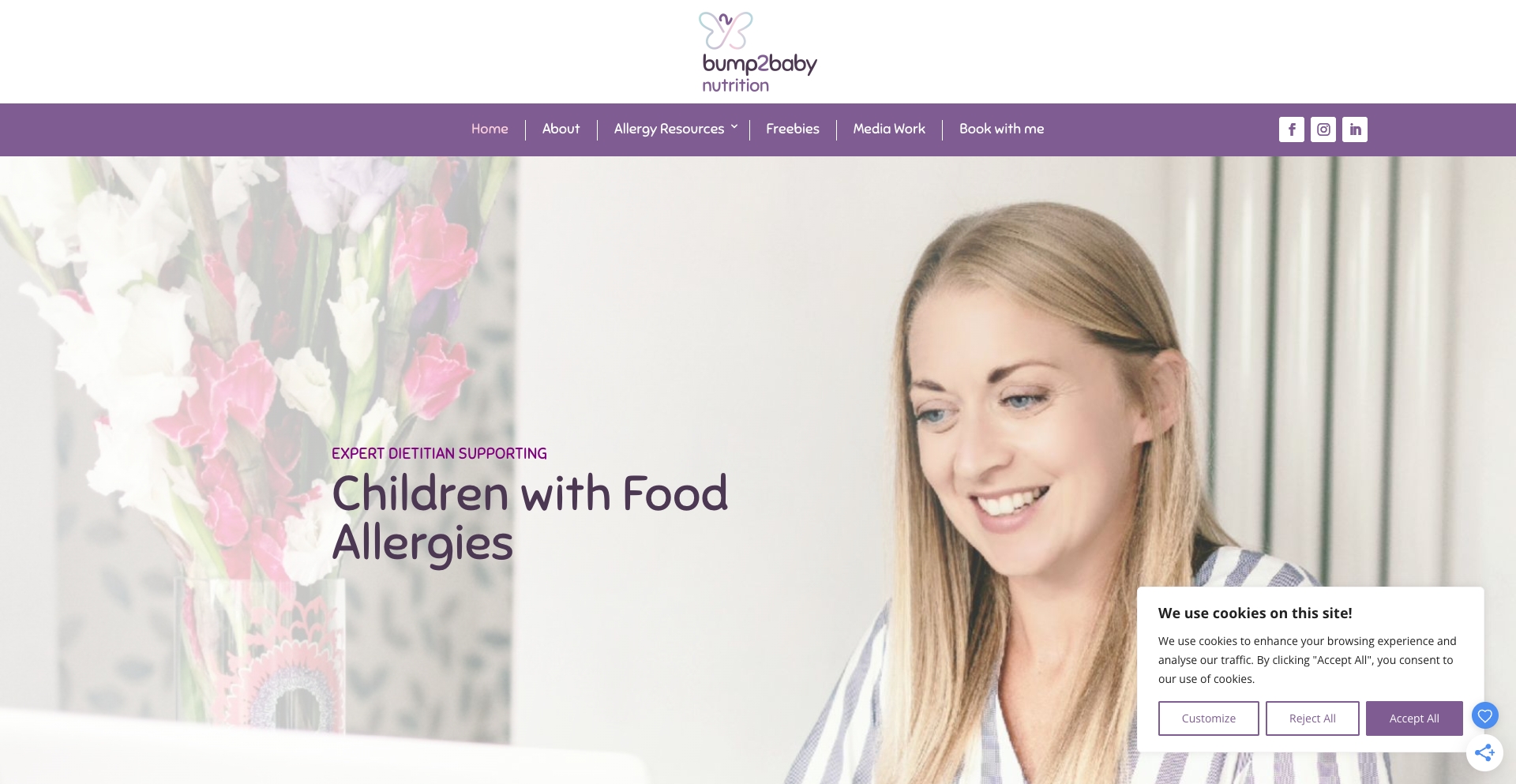 Bump2Babynutrition template programmatic SEO template - 5780 monthly traffic