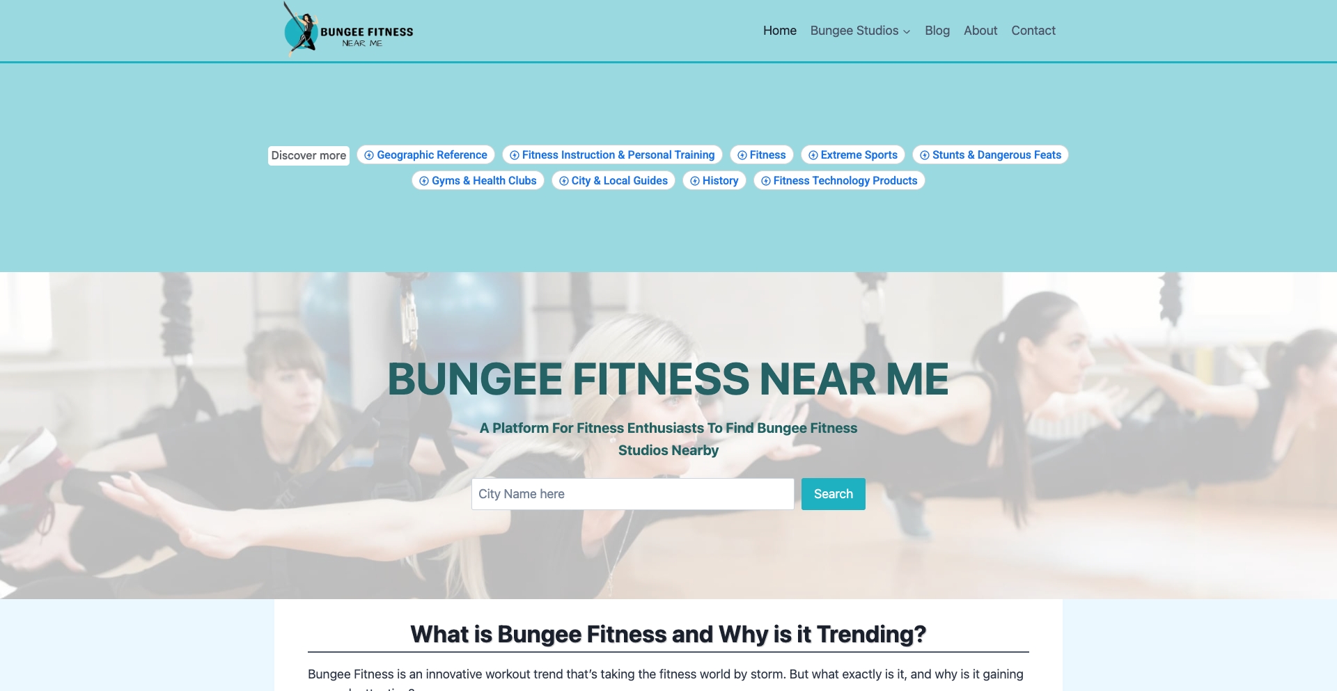 Bungeefitnessnearmecom template programmatic SEO template - 0 monthly traffic