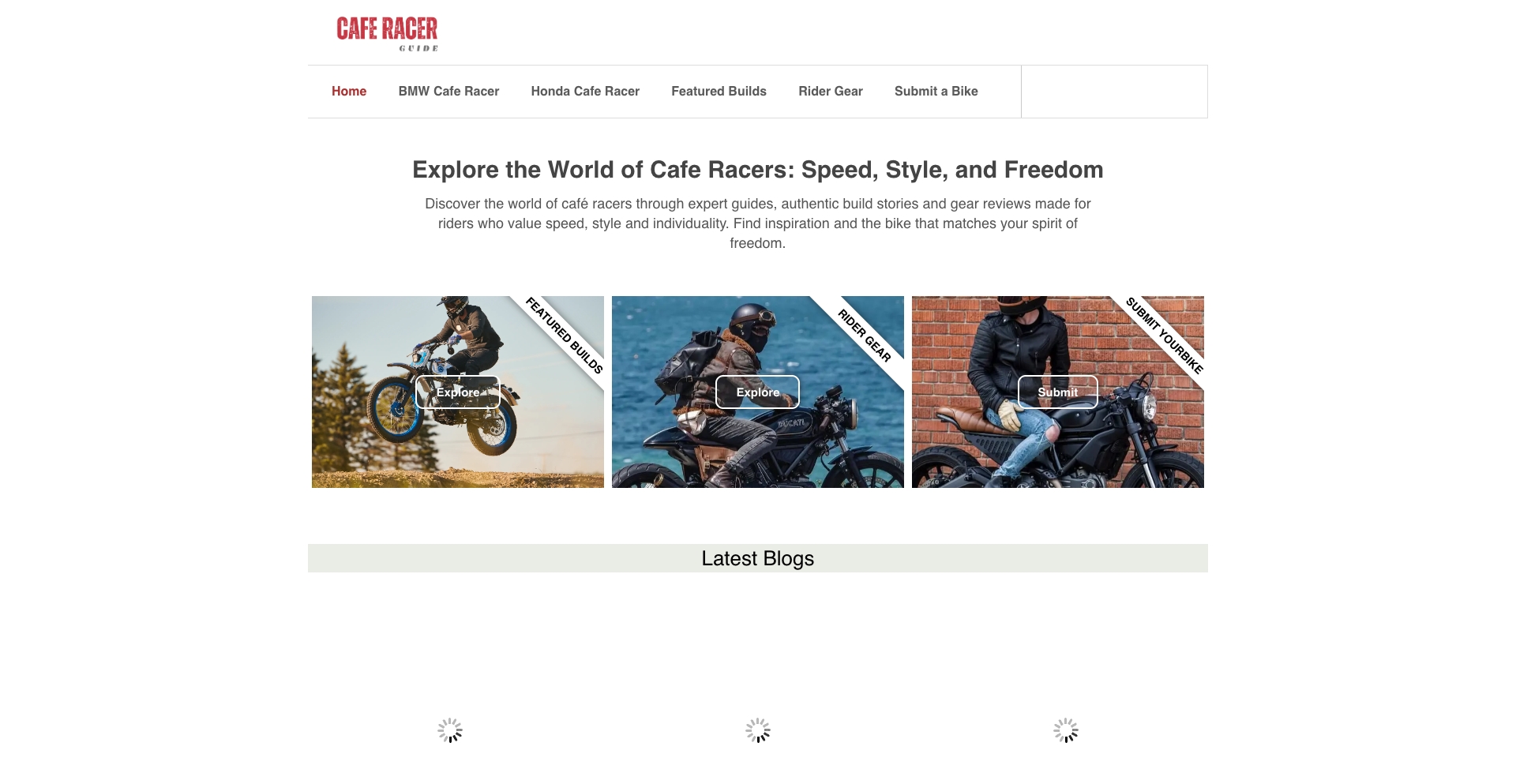 caferacerguide.com entity-database programmatic SEO template - 10K+ monthly traffic