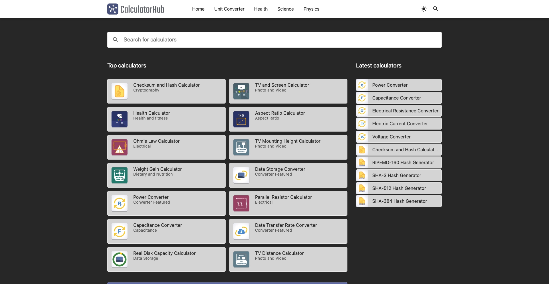Calculatorhub App template programmatic SEO template - 0 monthly traffic