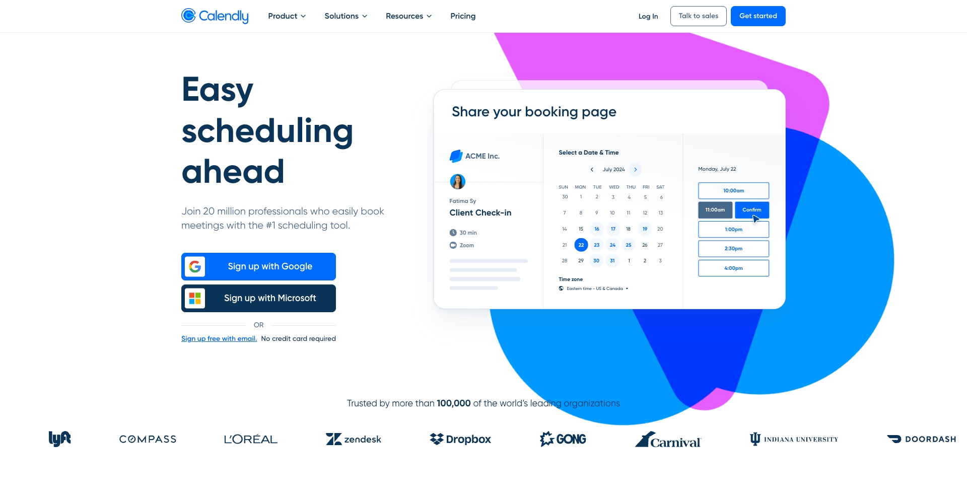 Calendly integration-pair programmatic SEO template - 53M+ monthly traffic