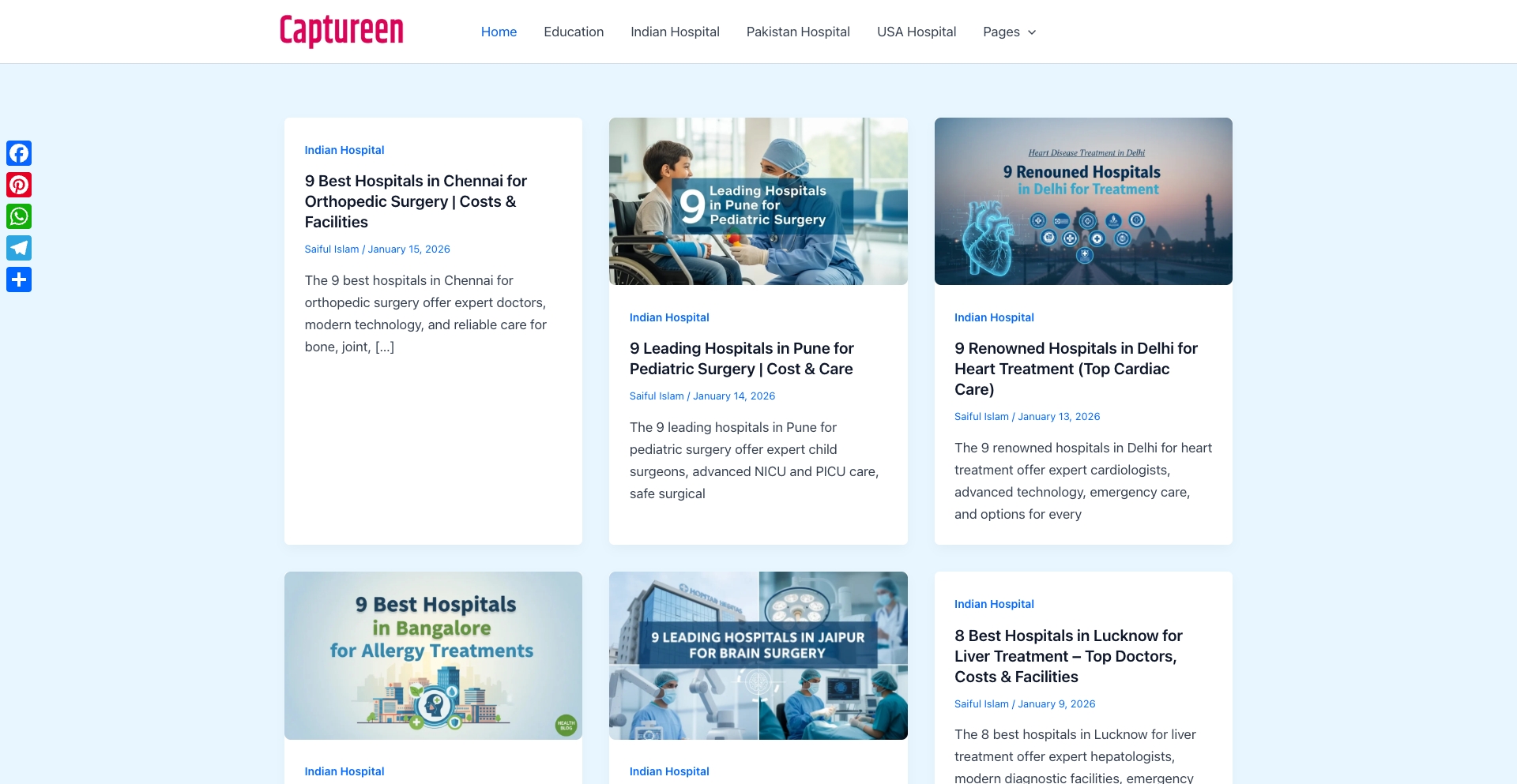 Captureen location-data programmatic SEO template - 0 monthly traffic