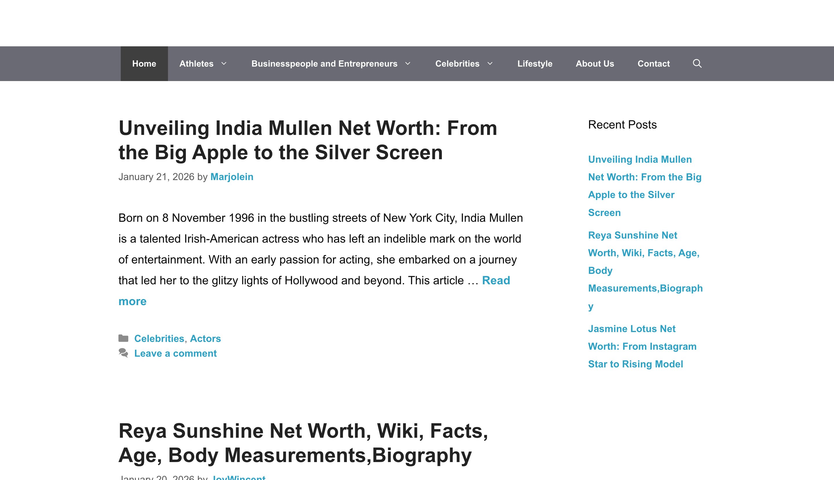 Celebz Net Worth category-template programmatic SEO template - 621 monthly traffic