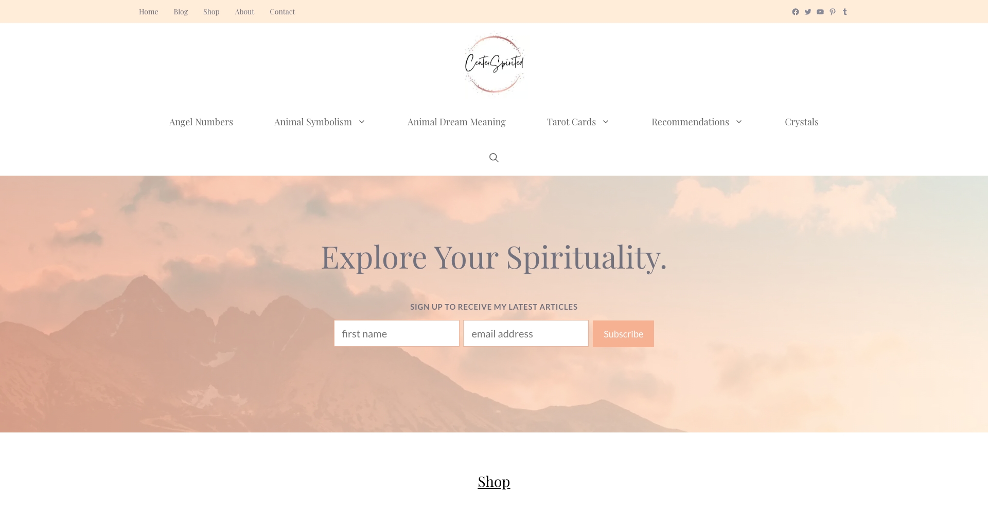 Center Spirited entity-database programmatic SEO template - 182 monthly traffic