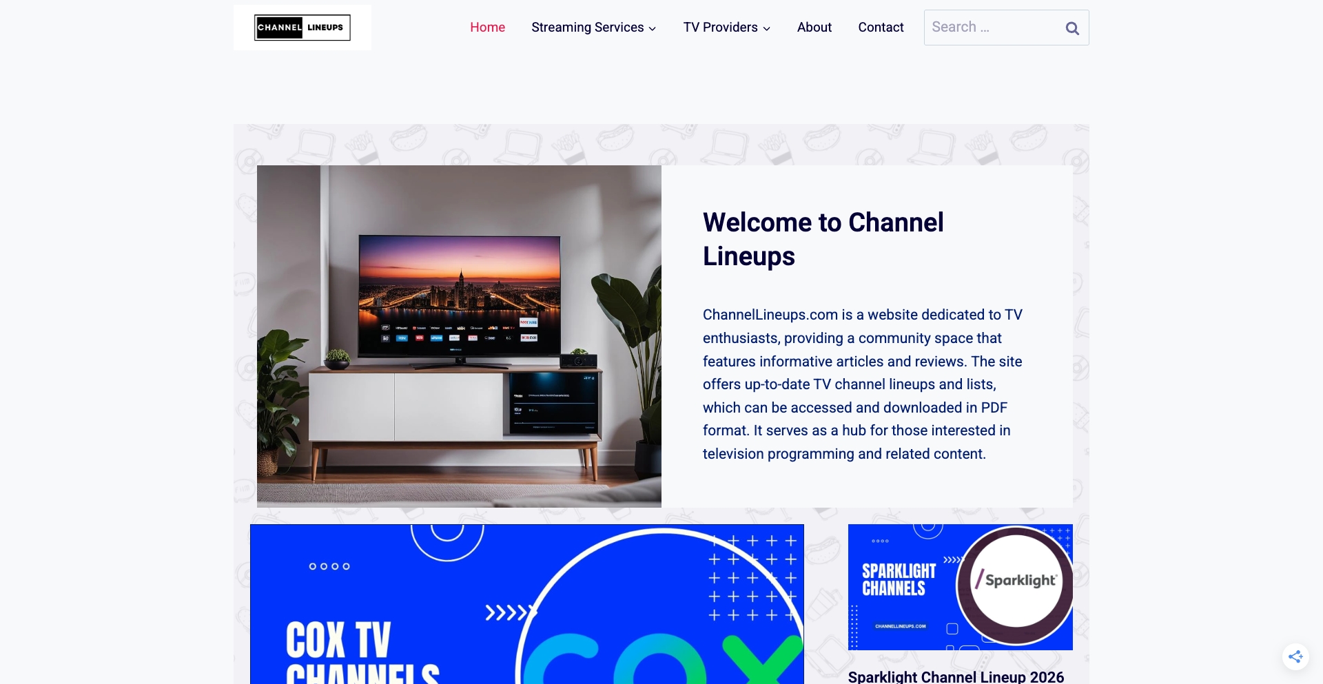 Channel Lineups provider-database programmatic SEO template - 0 monthly traffic