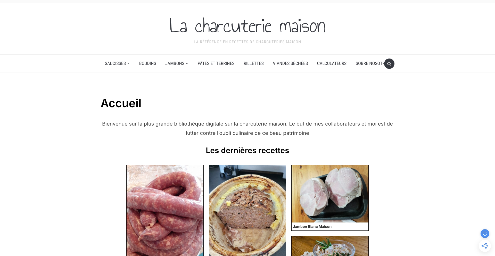 Charcuteriemaison Fr template programmatic SEO template - 7724 monthly traffic