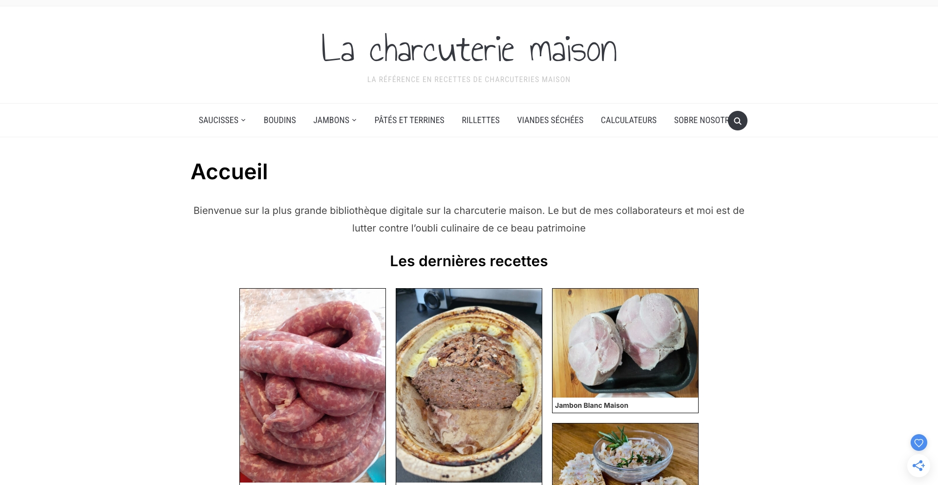 Charcuteriemaison template programmatic SEO template - 7724 monthly traffic
