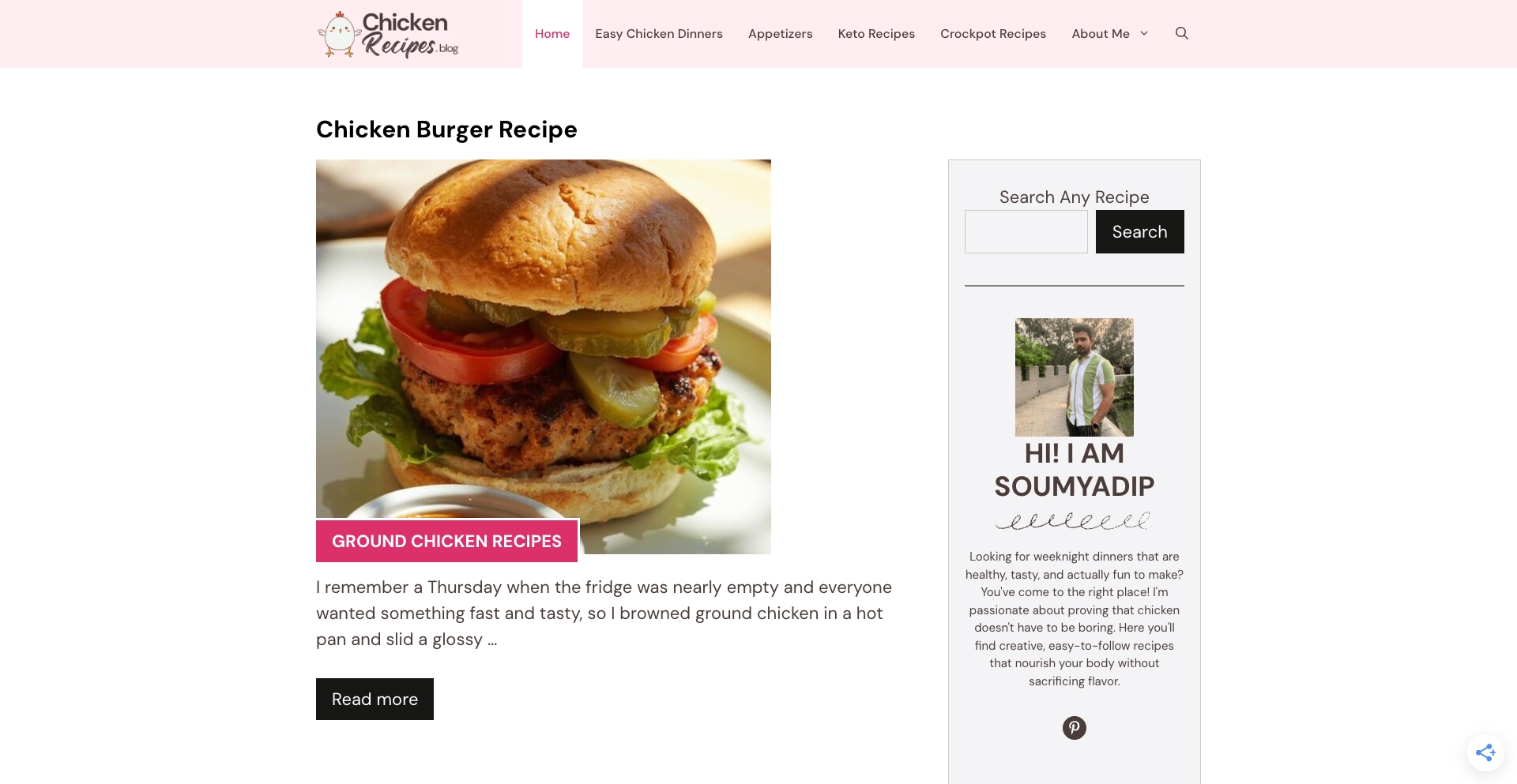 Chicken Recipes Blog diet-template programmatic SEO template - 0 monthly traffic