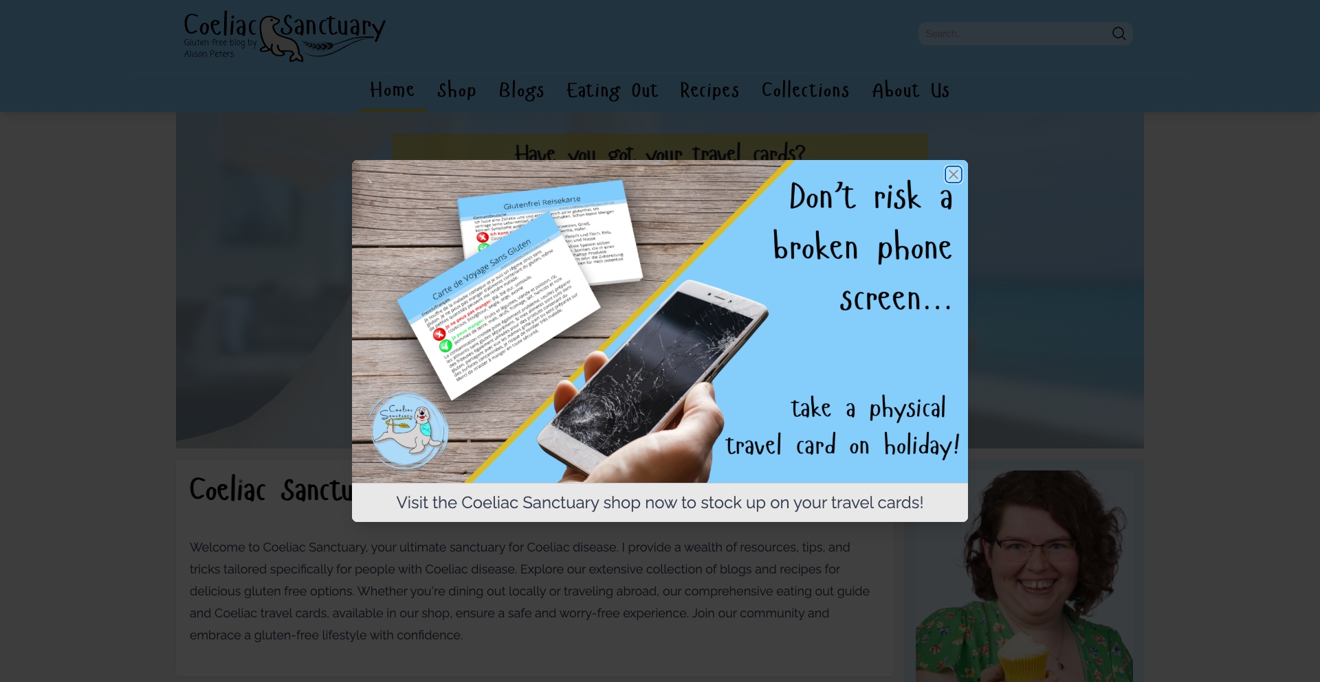 Coeliac Sanctuary location-database programmatic SEO template - 2.5K monthly traffic