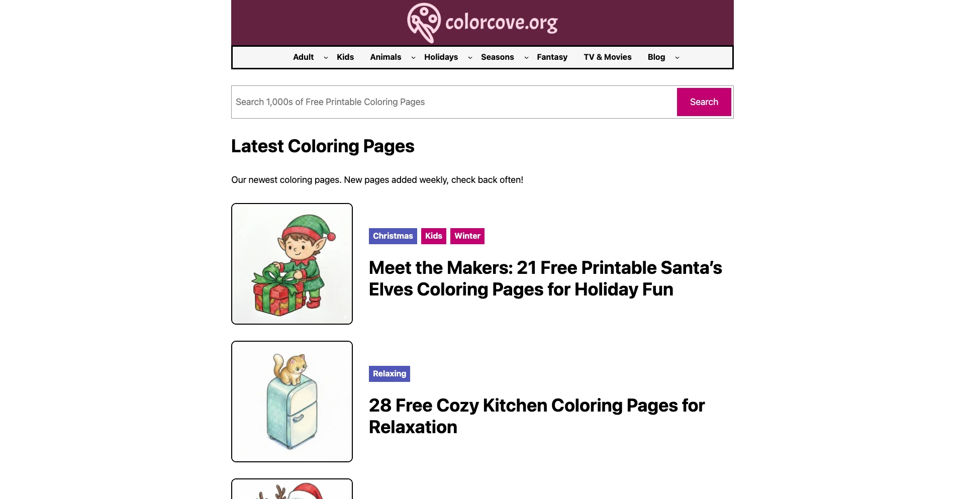 Color Cove entity-database programmatic SEO template - 0 monthly traffic