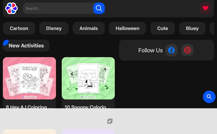 Coloring8 template programmatic SEO template - 4883 monthly traffic