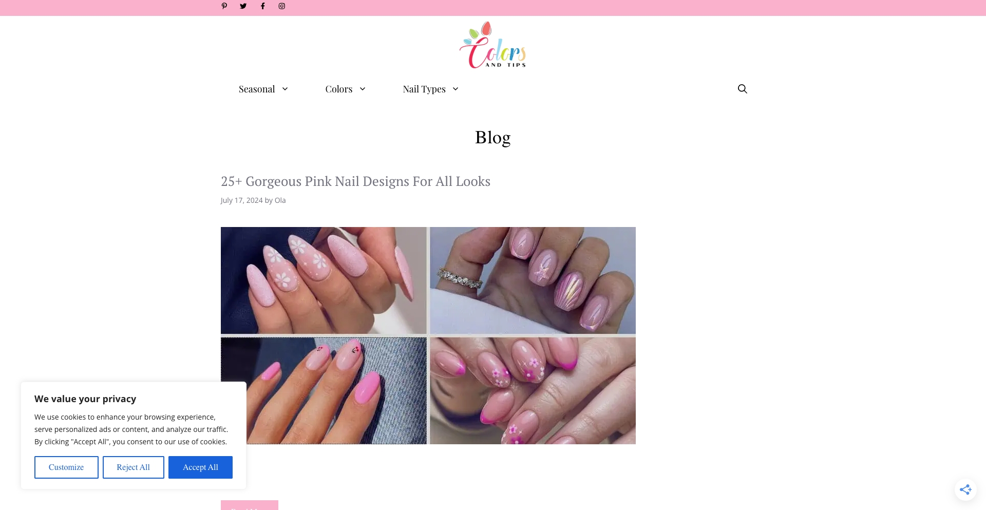 Colors And Tips date-template programmatic SEO template - 0 monthly traffic