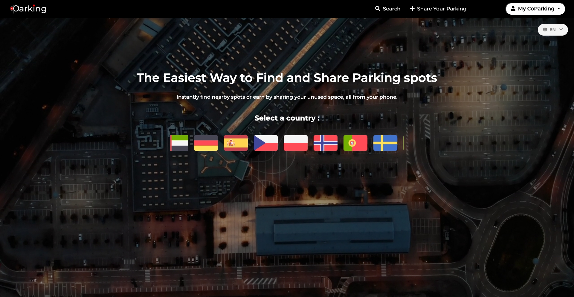 Coparking template programmatic SEO template - 32870 monthly traffic