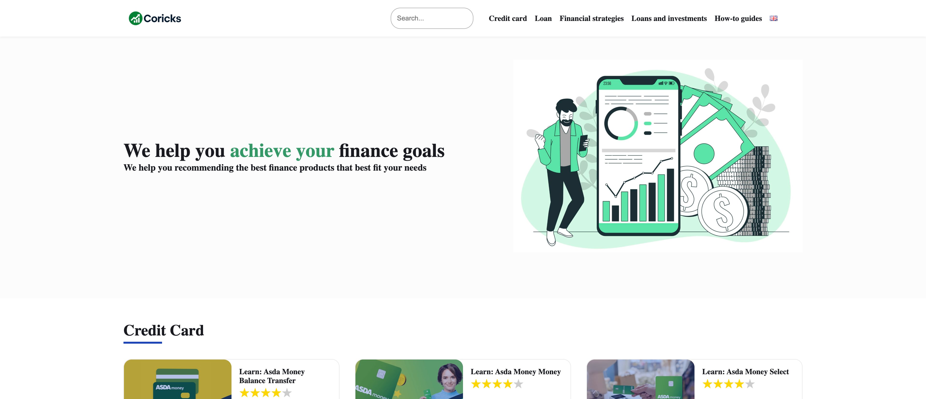 coricks.com location-data programmatic SEO template - 10K+ monthly traffic