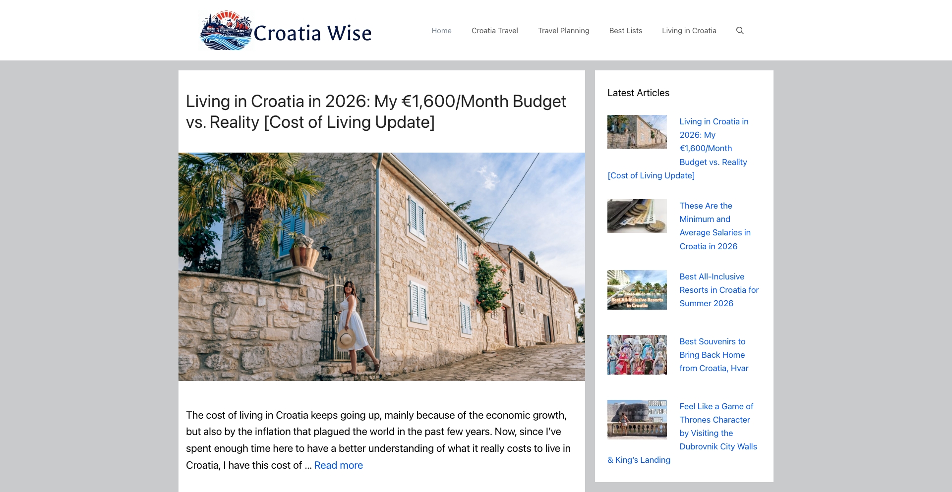 Croatia Wise location-data programmatic SEO template - 22 monthly traffic