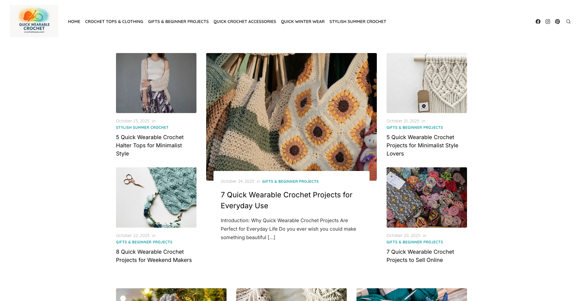 crochetwave.com template programmatic SEO template - 0 monthly traffic