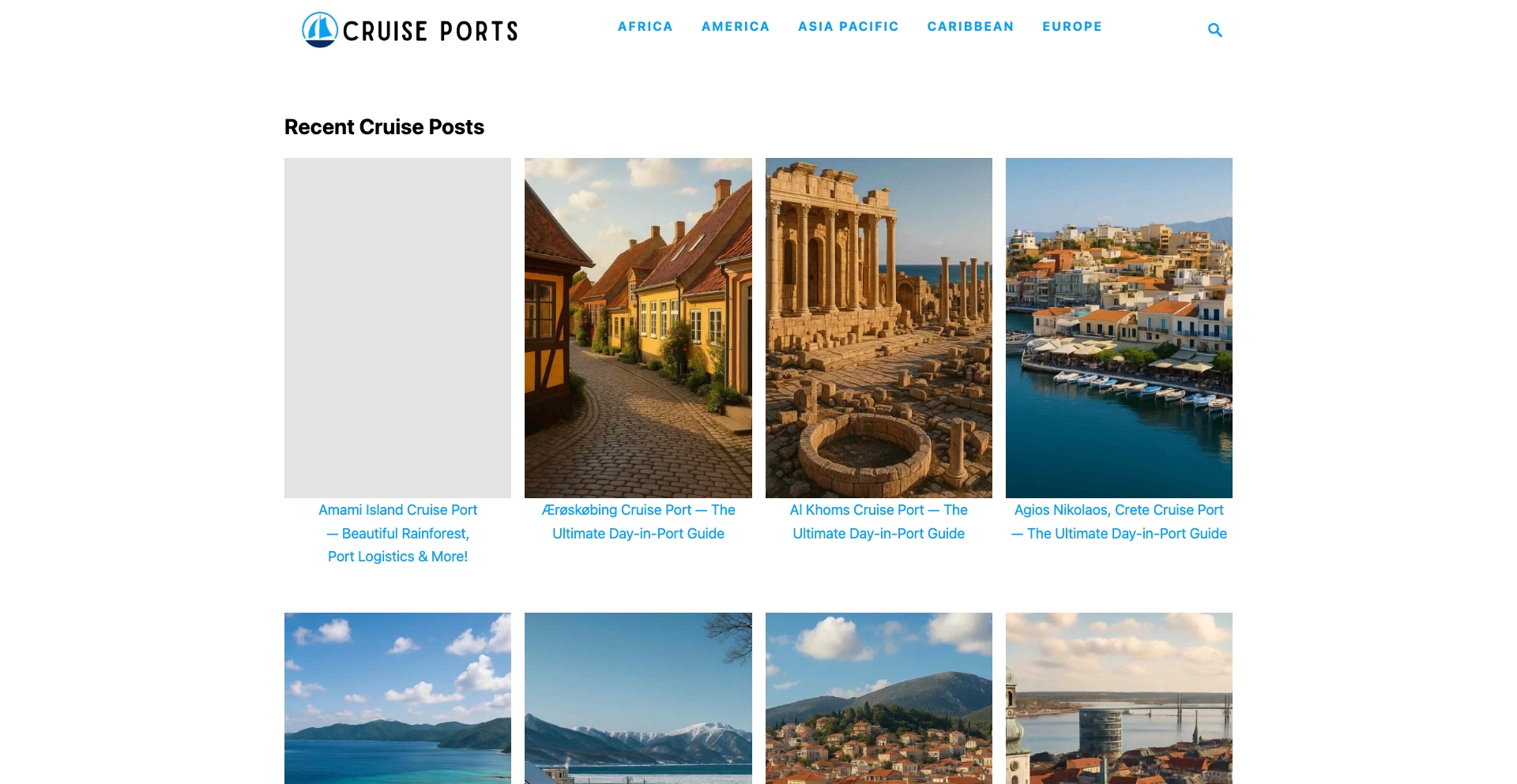 cruiseports.co location-data programmatic SEO template - 10K+ monthly traffic