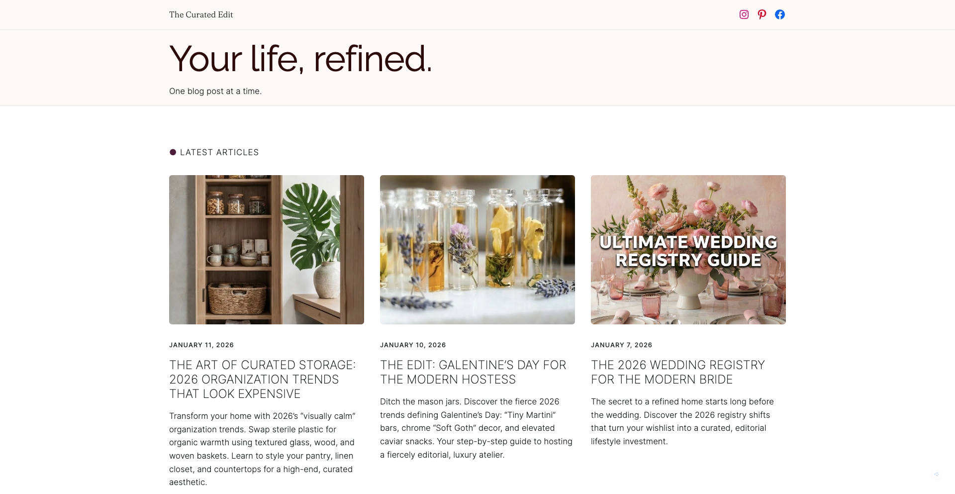 Curated Edit template programmatic SEO template - 0 monthly traffic