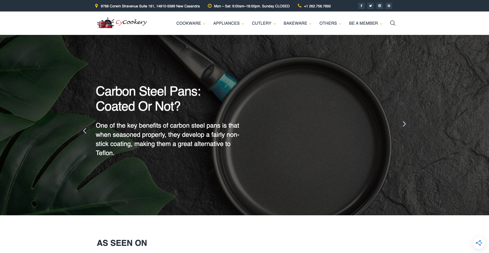 CY Cookery category-taxonomy programmatic SEO template - 0 monthly traffic