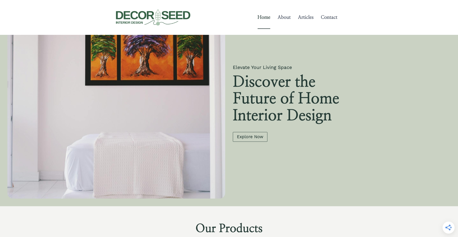 Decor Seed room-template programmatic SEO template - 0 monthly traffic