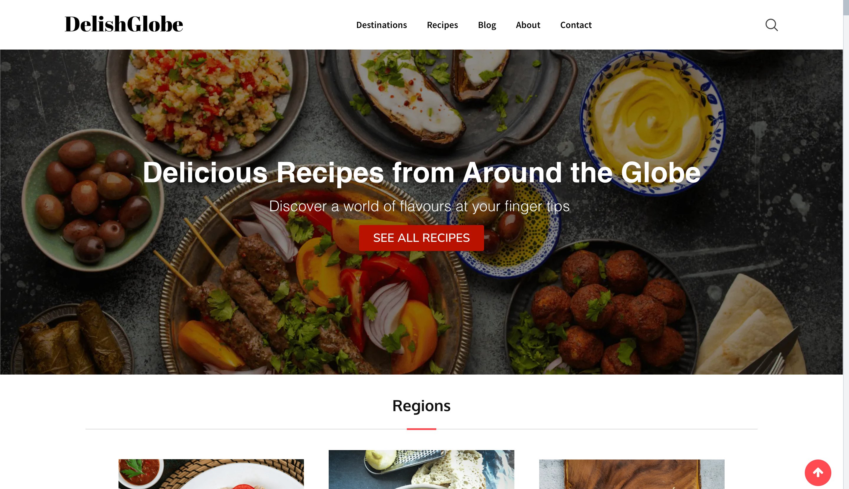 Delishglobe template programmatic SEO template - 26280 monthly traffic