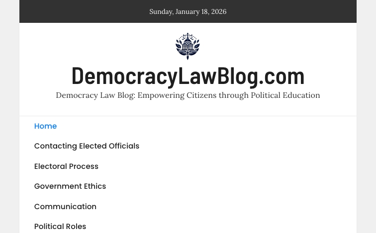 Democracylawblog template programmatic SEO template - 0 monthly traffic