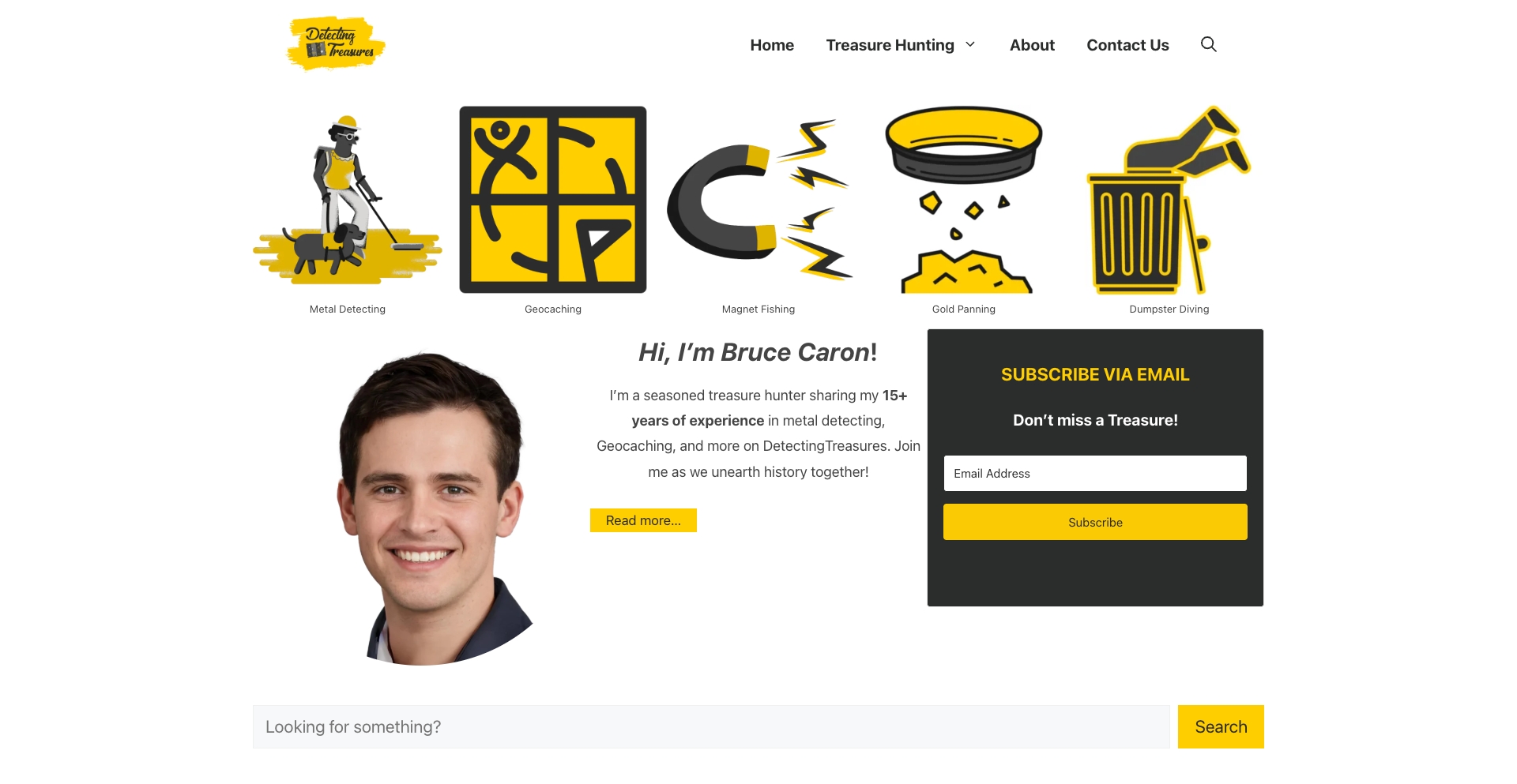 Detecting Treasures state-template programmatic SEO template - 0 monthly traffic