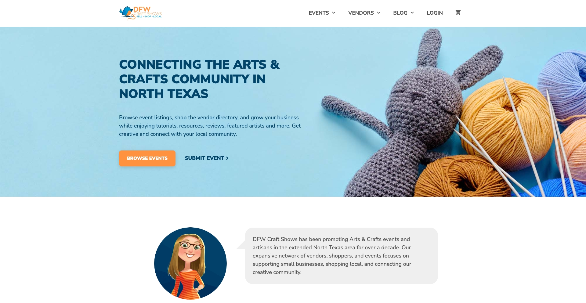 dfwcrafts.com location-data programmatic SEO template - 10K+ monthly traffic